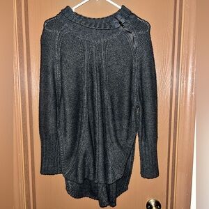 Maurices Charcoal Cowl Neck Sweater
